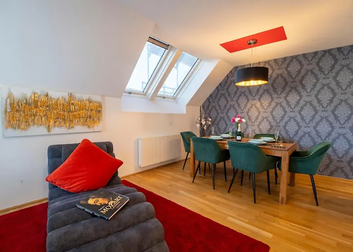 Premium Duplex 2br For 6 With Balcony Near Museums Metro U3 U2 Viena